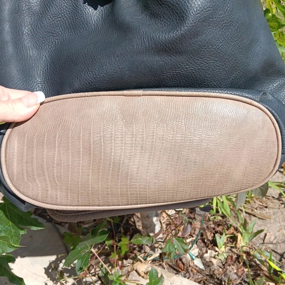 2 Piece Set MultiSac Stylish Black and Tan Women's Bag - Picture 7 of 7